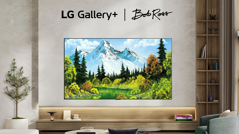 Bob Ross arriva su LG Gallery+: i suoi dipinti sui TV Smart LG