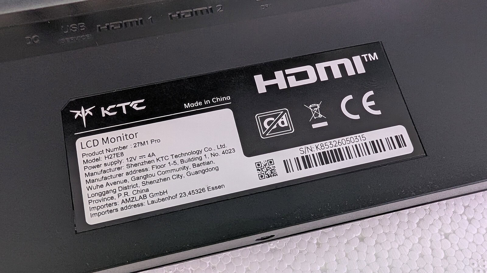 KTC H27E8 - utilizzo