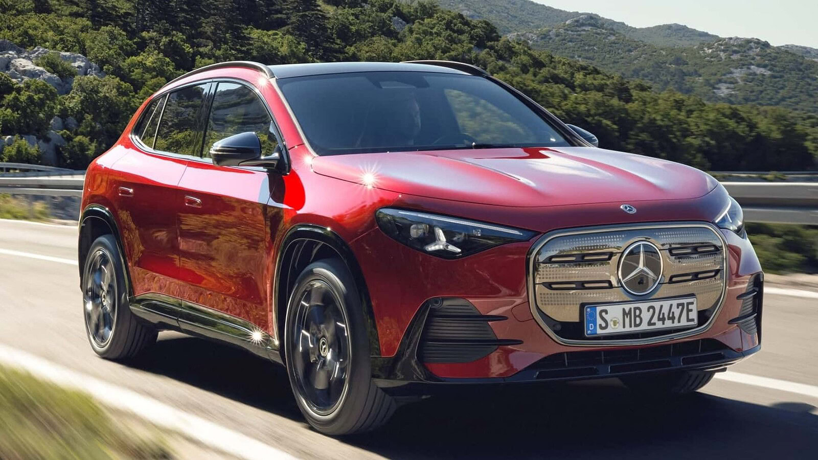 Mercedes-AMG GLA elettrica, 680 CV e batteria da 94 kWh