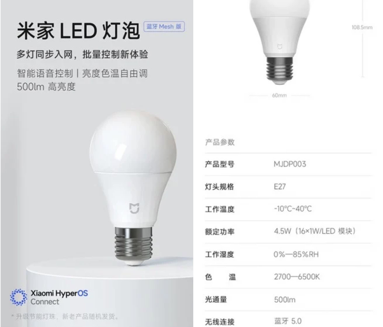 lampadina smart Xiaomi Xiaomi lancia la lampadina smart Bluetooth Mesh a meno di 4 euro