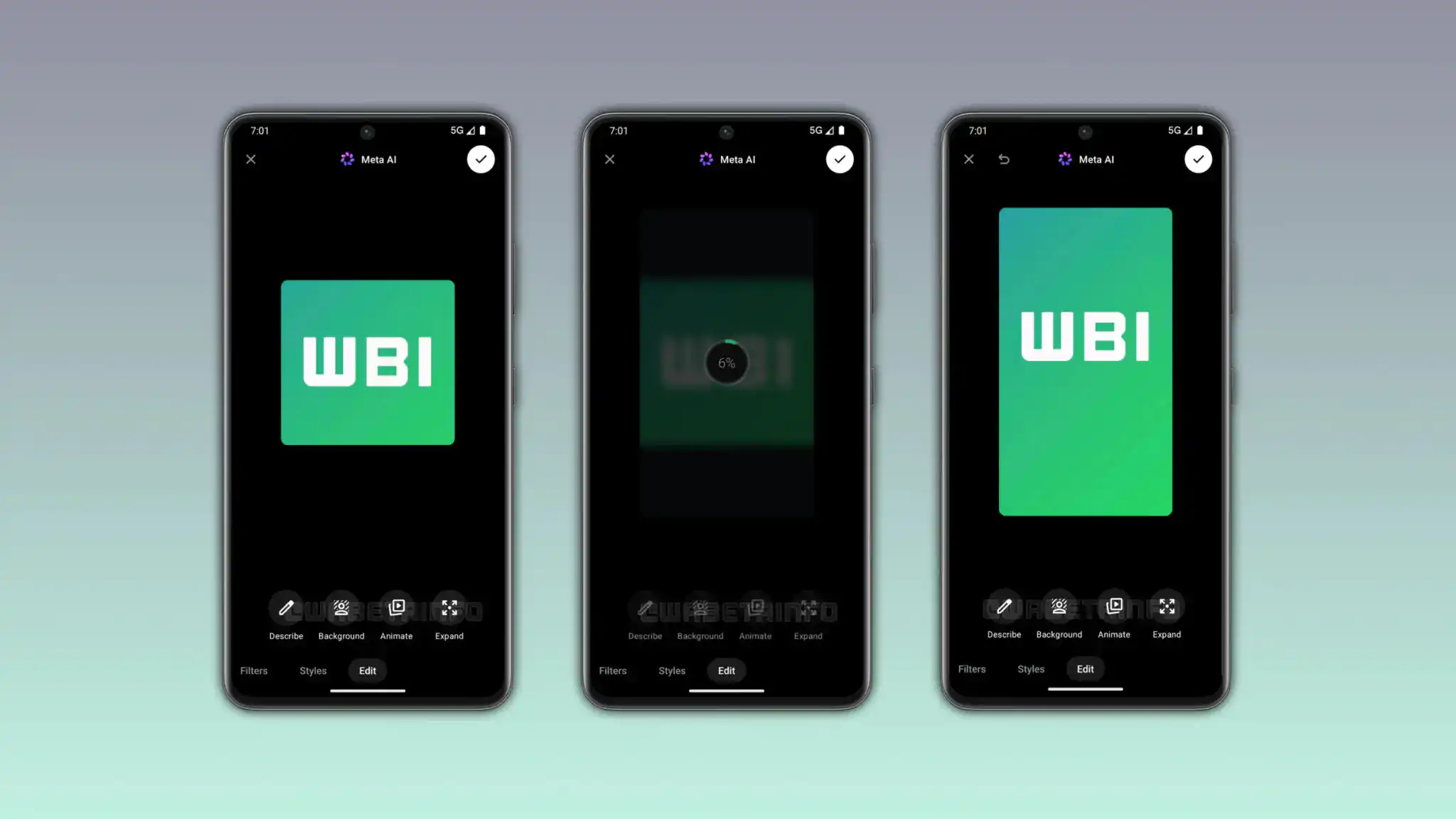 WhatsApp, l'AI espande le foto in verticale con la funzione Espandi