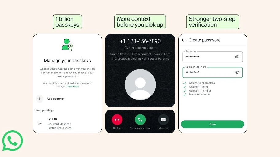 password WhatsApp WhatsApp, addio PIN: arrivano le password e più passkey