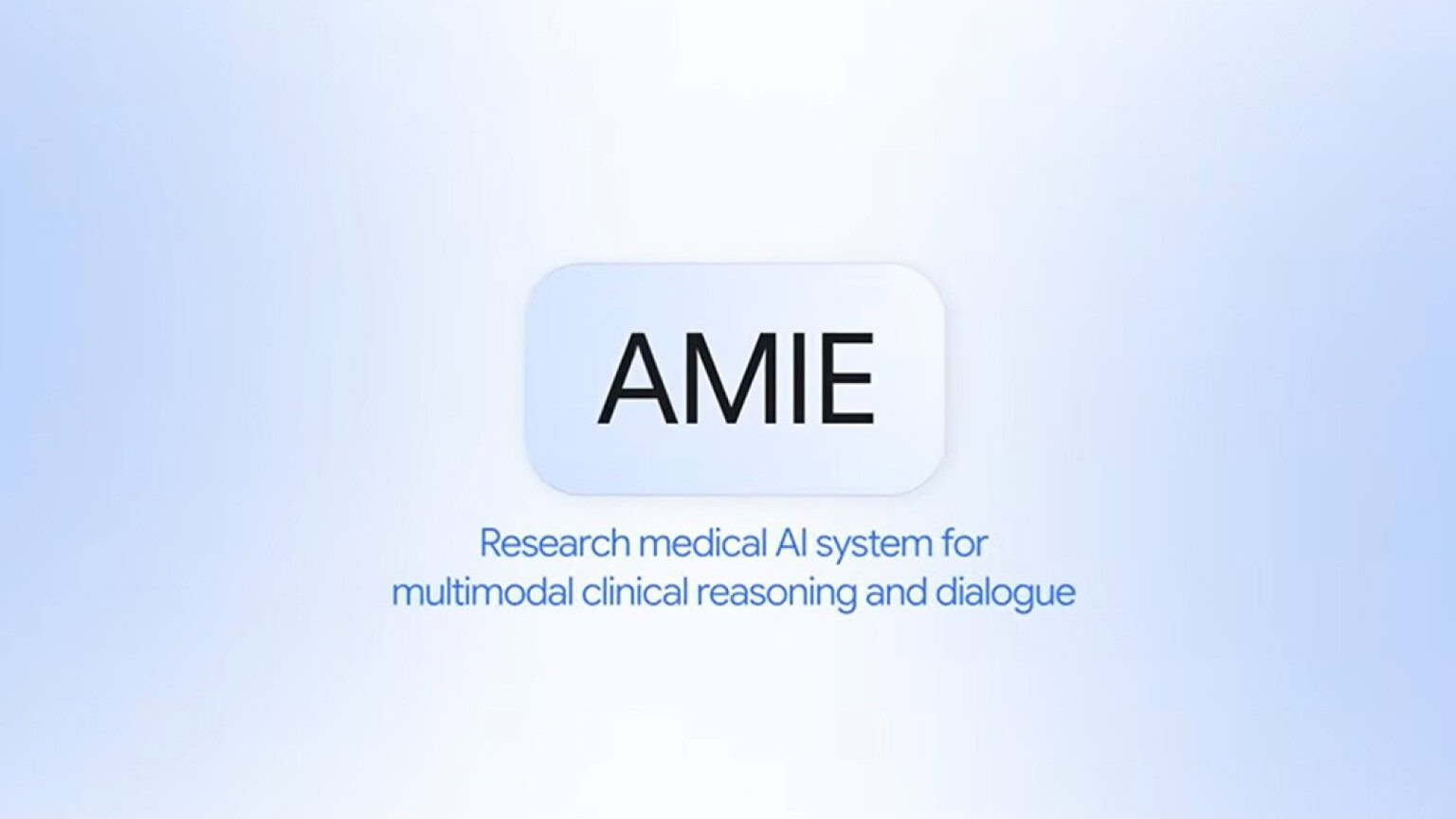 AMIE, l'IA medica di Google ora visita i pazienti in video - AMIE Google