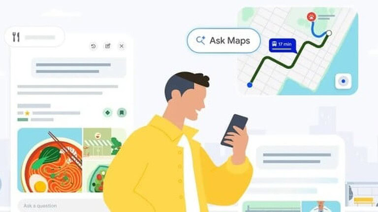 Ask Maps con Gemini: ordini cibo e domande in linguaggio naturale - Ask Maps Gemini