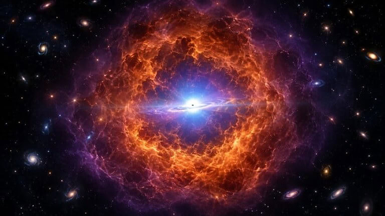 Chandra scopre gas a 20 milioni di gradi attorno al quasar MQN01