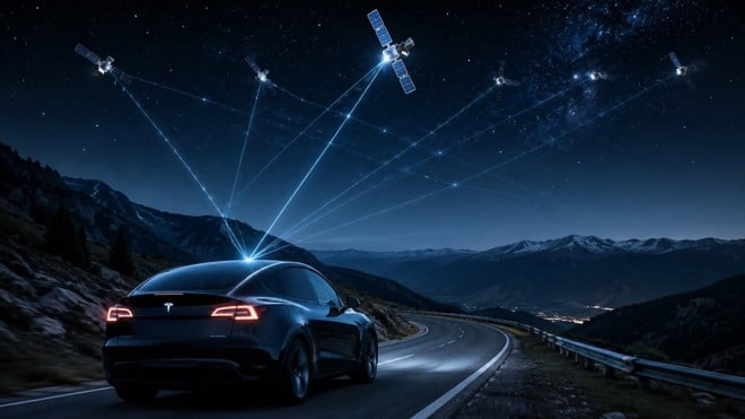 Tesla, dal 2027 tutte le auto con Starlink integrato - Tesla Starlink