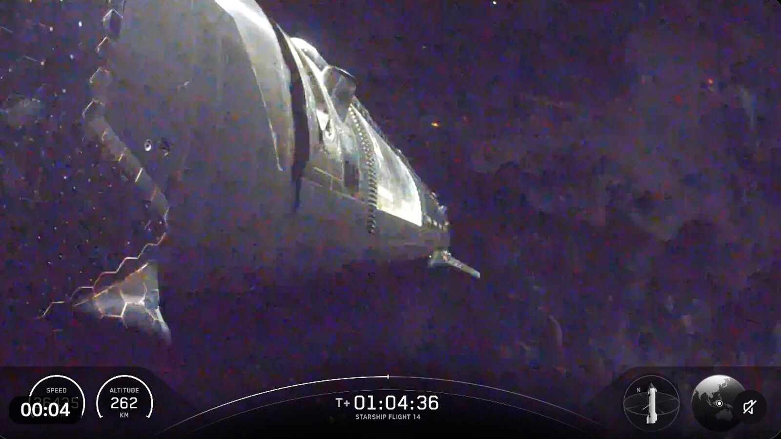 Starship in orbita stabile per la prima volta: decisivo il Raptor