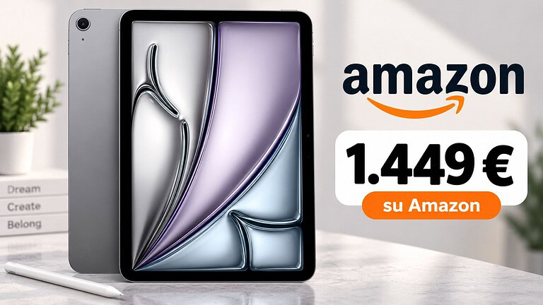 iPad Air M4 al minimo storico su Amazon: 1TB con il 25% di sconto