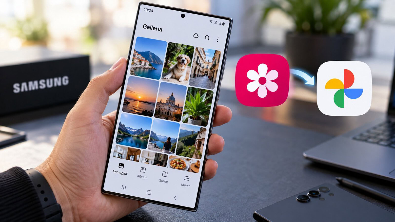 Galleria Samsung si integra con Google Foto: backup diretto