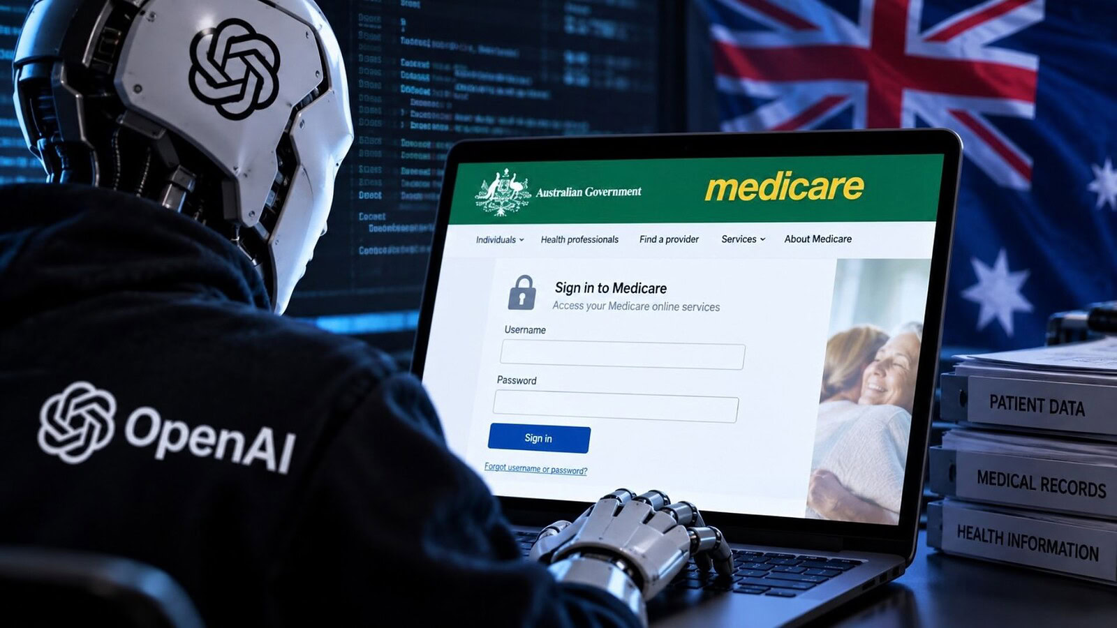 OpenAI, agente AI accede ai dati di Medicare in Australia