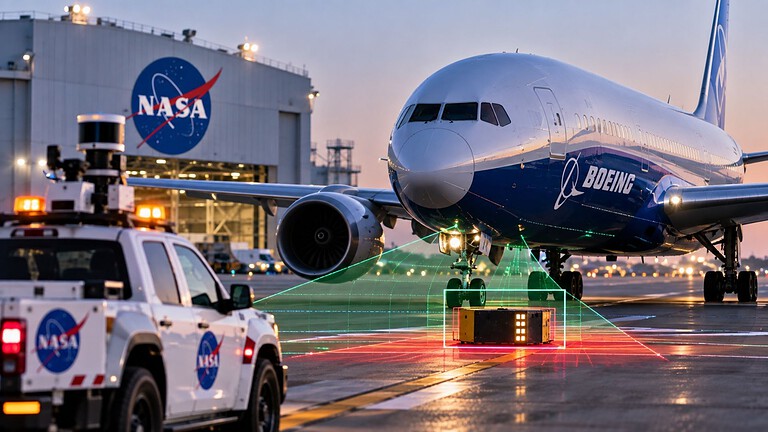 NASA e Boeing testano sensori anti-ostacoli in pista