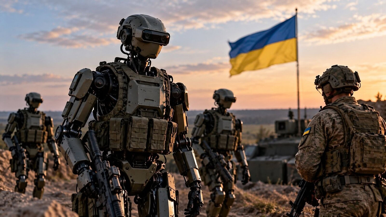Army of Robots: l'Ucraina vuole robot umanoidi al fronte