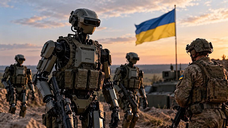Army of Robots: l'Ucraina vuole robot umanoidi al fronte