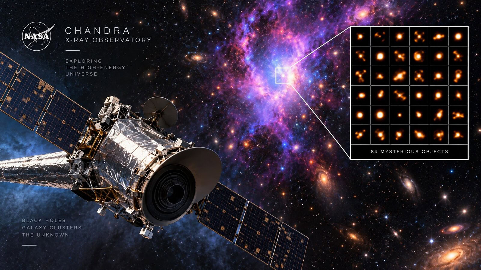 Chandra, 84 sorgenti X ipersoft trovate in sei galassie