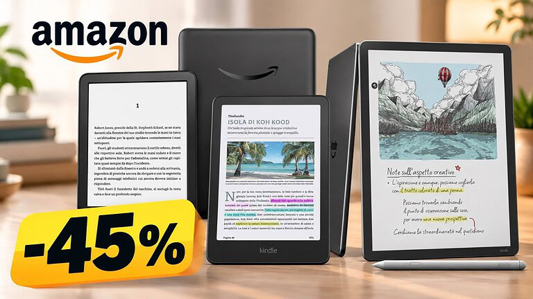 Kindle scontati fino al 45% su Amazon prima della Festa Prime