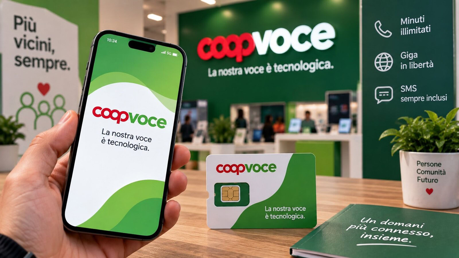 CoopVoce Carta Mondo: 100 Paesi con i Giga dell'offerta italiana