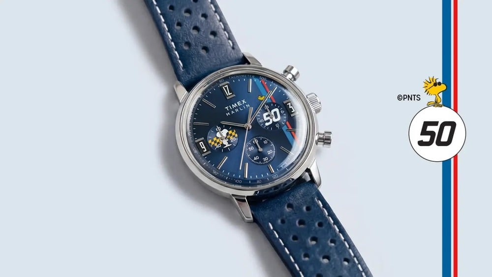 cronografi Timex Snoopy - dettaglio Timex, i cronografi Snoopy arrivano su Q e Marlin