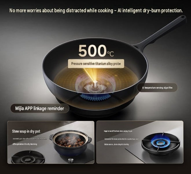 Mijia Smart Gas Stove - dettaglio iPhone Duo, da aperto è il più sottile: batte anche iPhone Air