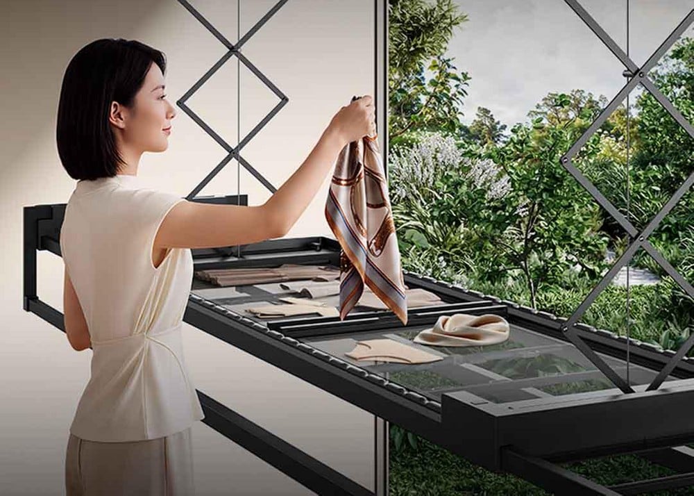 Mijia Smart Clothes Dryer - dettaglio Mijia Smart Clothes Dryer 3 Max: lo stendibiancheria di Xiaomi è realtà