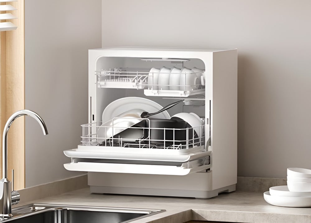 lavastoviglie Xiaomi Mijia - dettaglio Xiaomi Mijia Countertop Dishwasher: 5 coperti e igiene UV