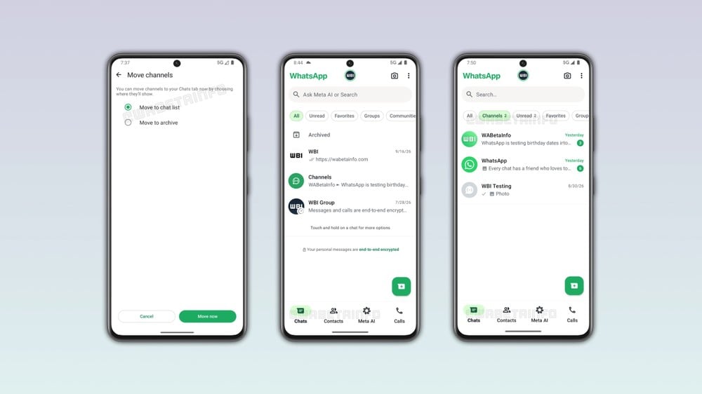 Canali WhatsApp WhatsApp, i Canali traslocano nelle Chat: tre soluzioni in prova