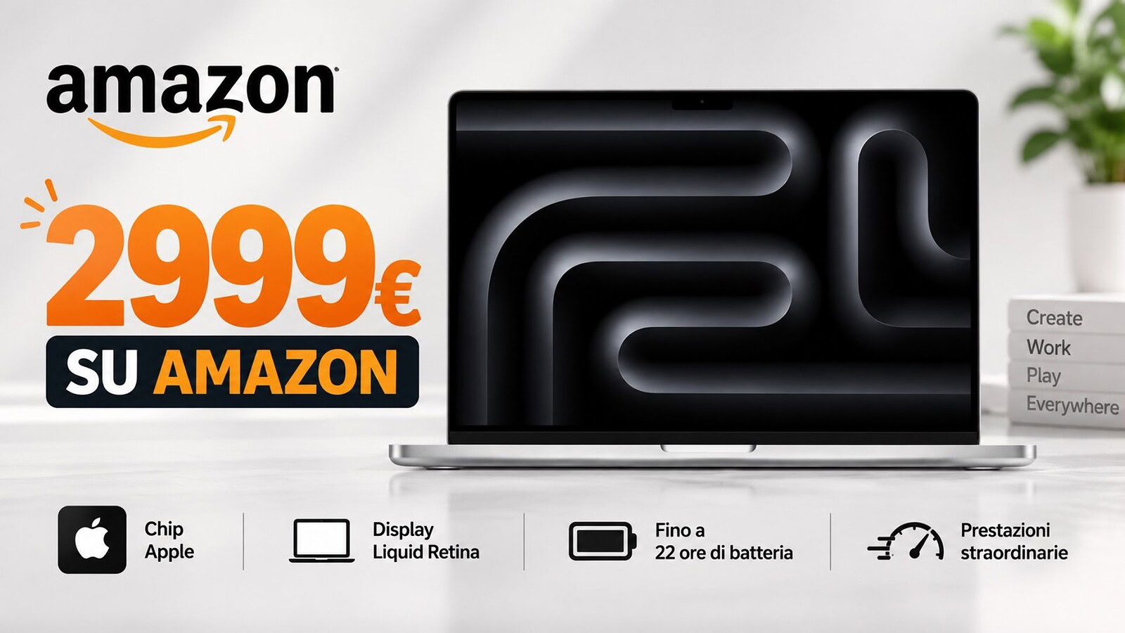 MacBook Pro 14 M5 Pro 2TB in offerta: 550 euro di sconto