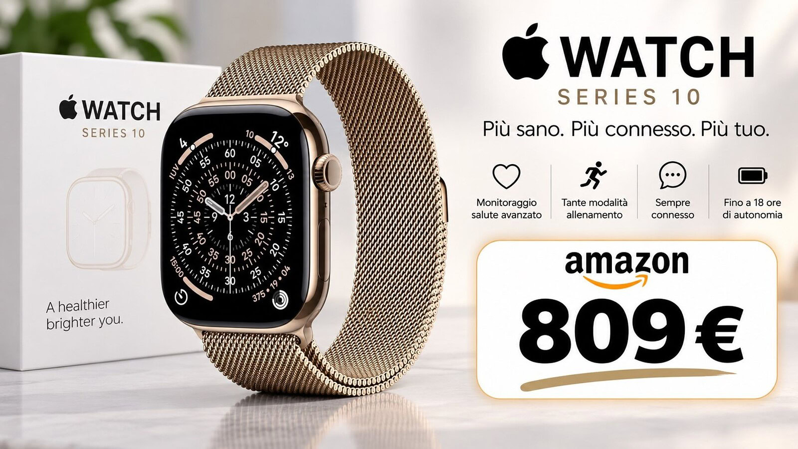 Apple Watch Series 11 in titanio da 759€ su Amazon