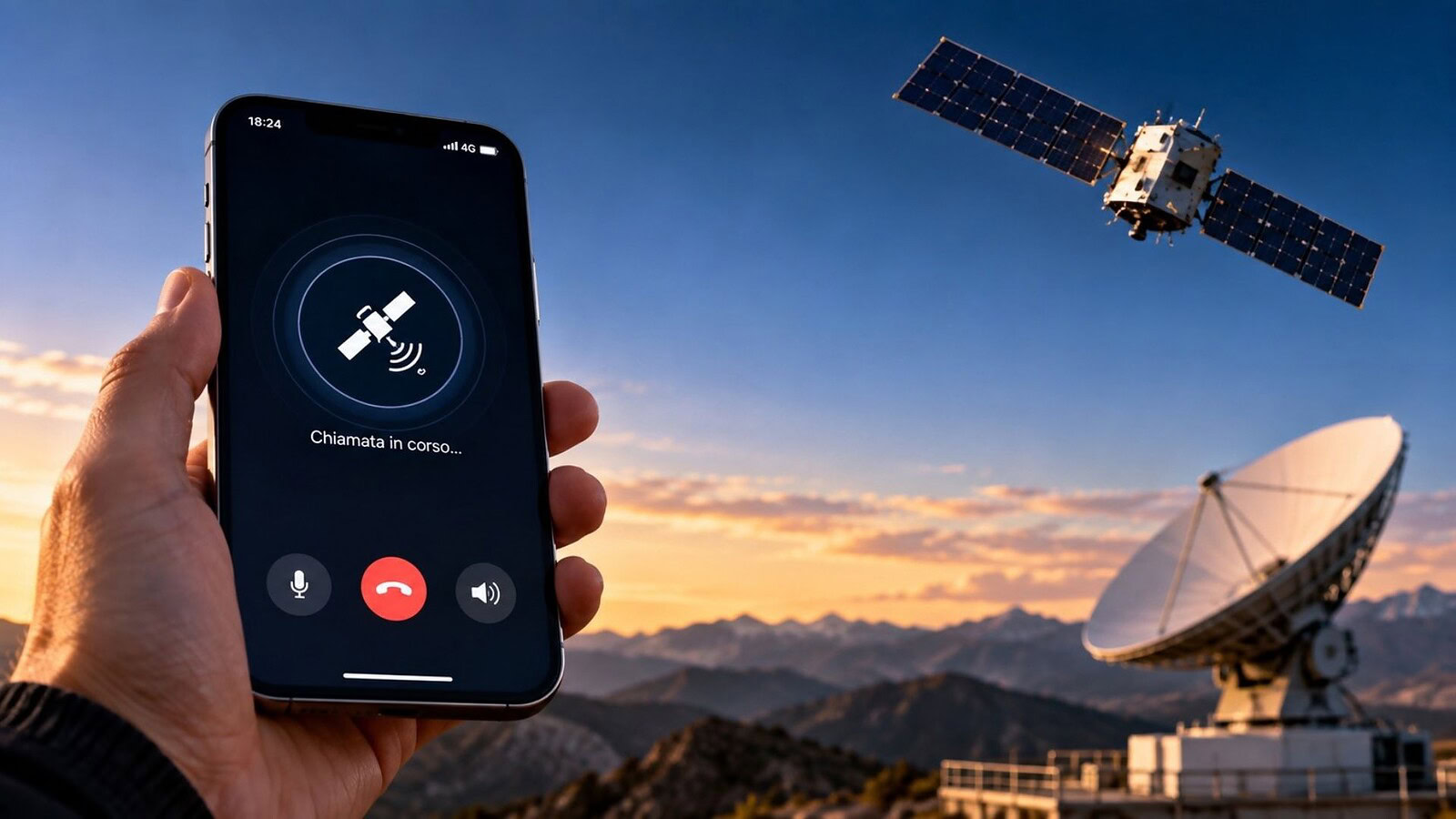 Fastweb: prima videochiamata WhatsApp via satellite Starlink