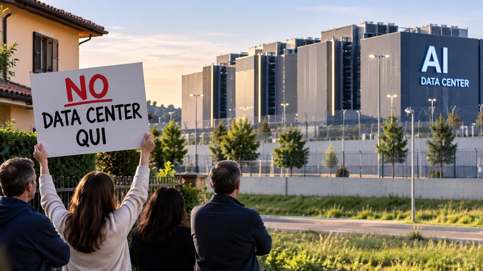 Data center AI, il 61% degli americani dice no alla costruzione