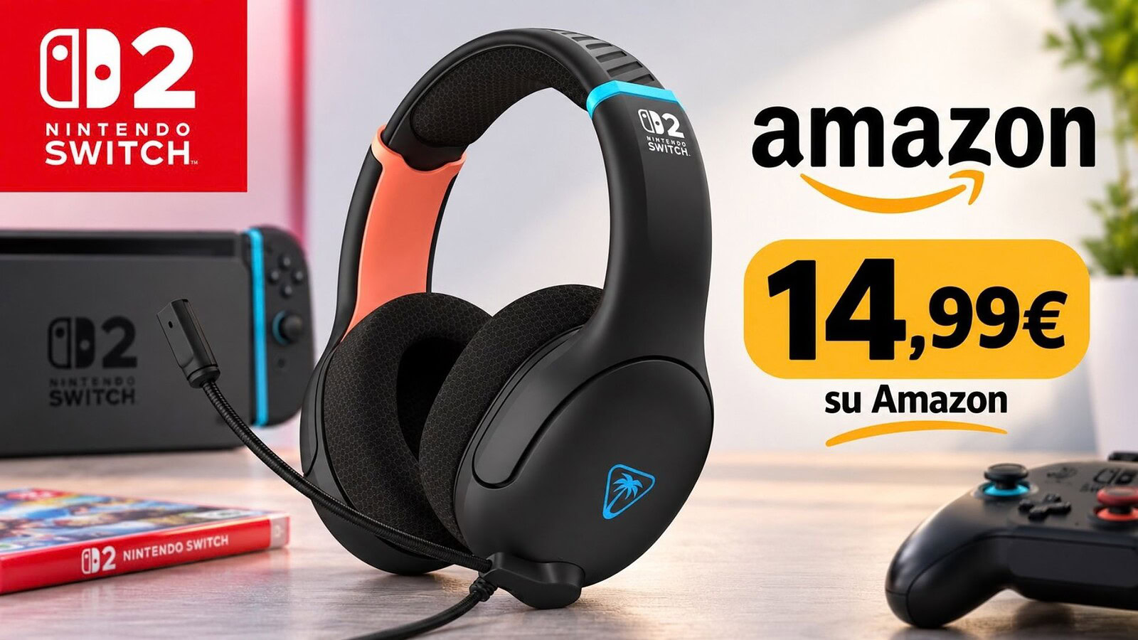 Turtle Beach per Switch a 14,99€: minimo storico su Amazon
