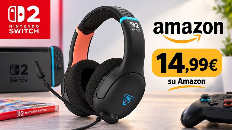 Turtle Beach per Switch a 14,99€: minimo storico su Amazon