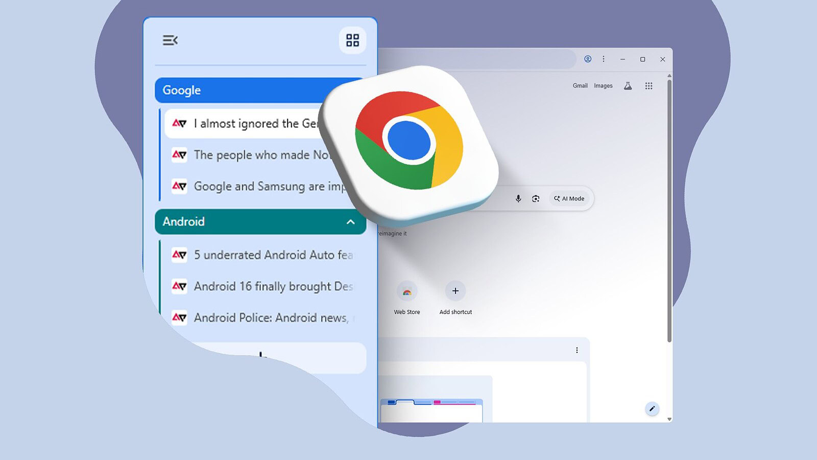 Chrome, arrivano le schede verticali