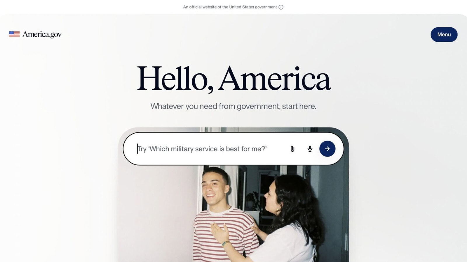 America.gov, il chatbot AI del governo