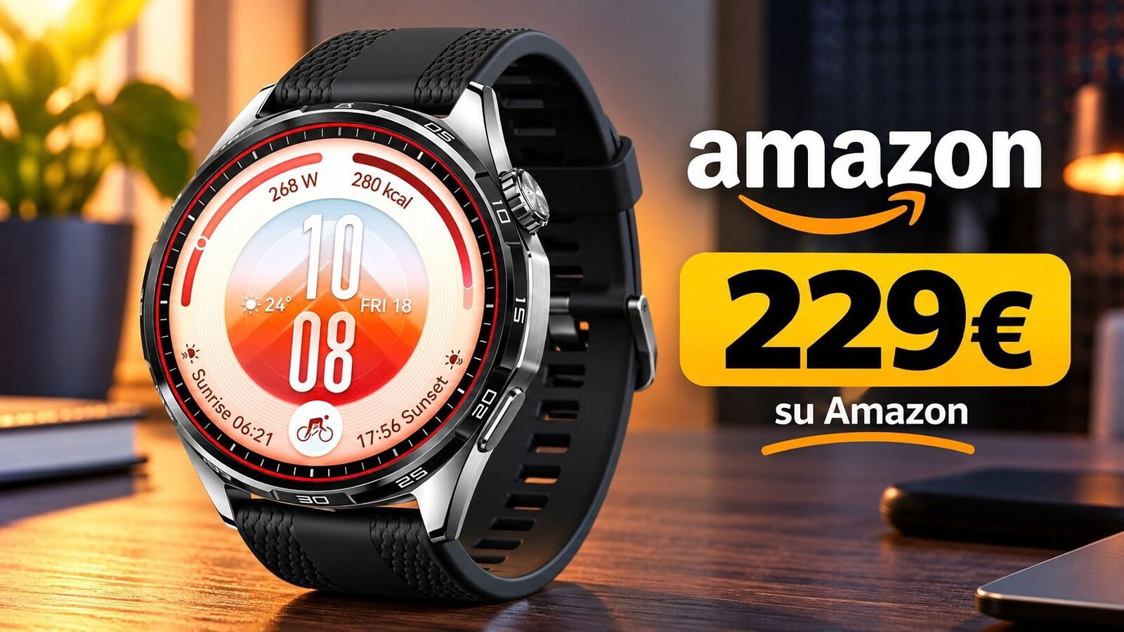 HUAWEI WATCH GT 7 a 229€ su Amazon con 21 giorni di autonomia