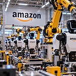 Amazon costruisce robot con i robot: nuova fabbrica in Indiana