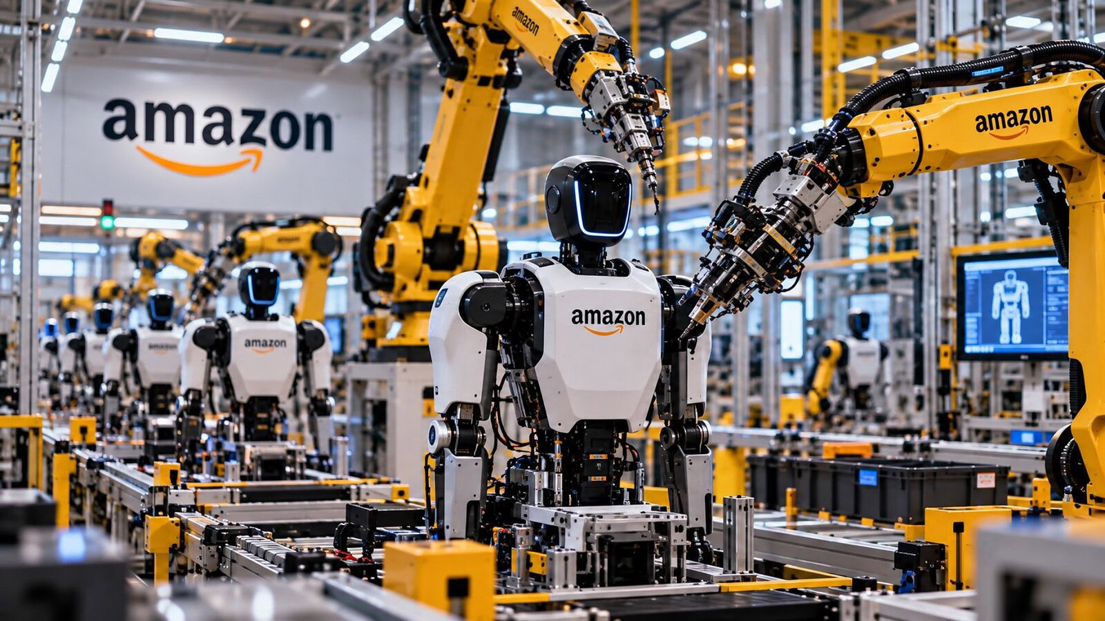 Amazon costruisce robot con i robot: nuova fabbrica in Indiana