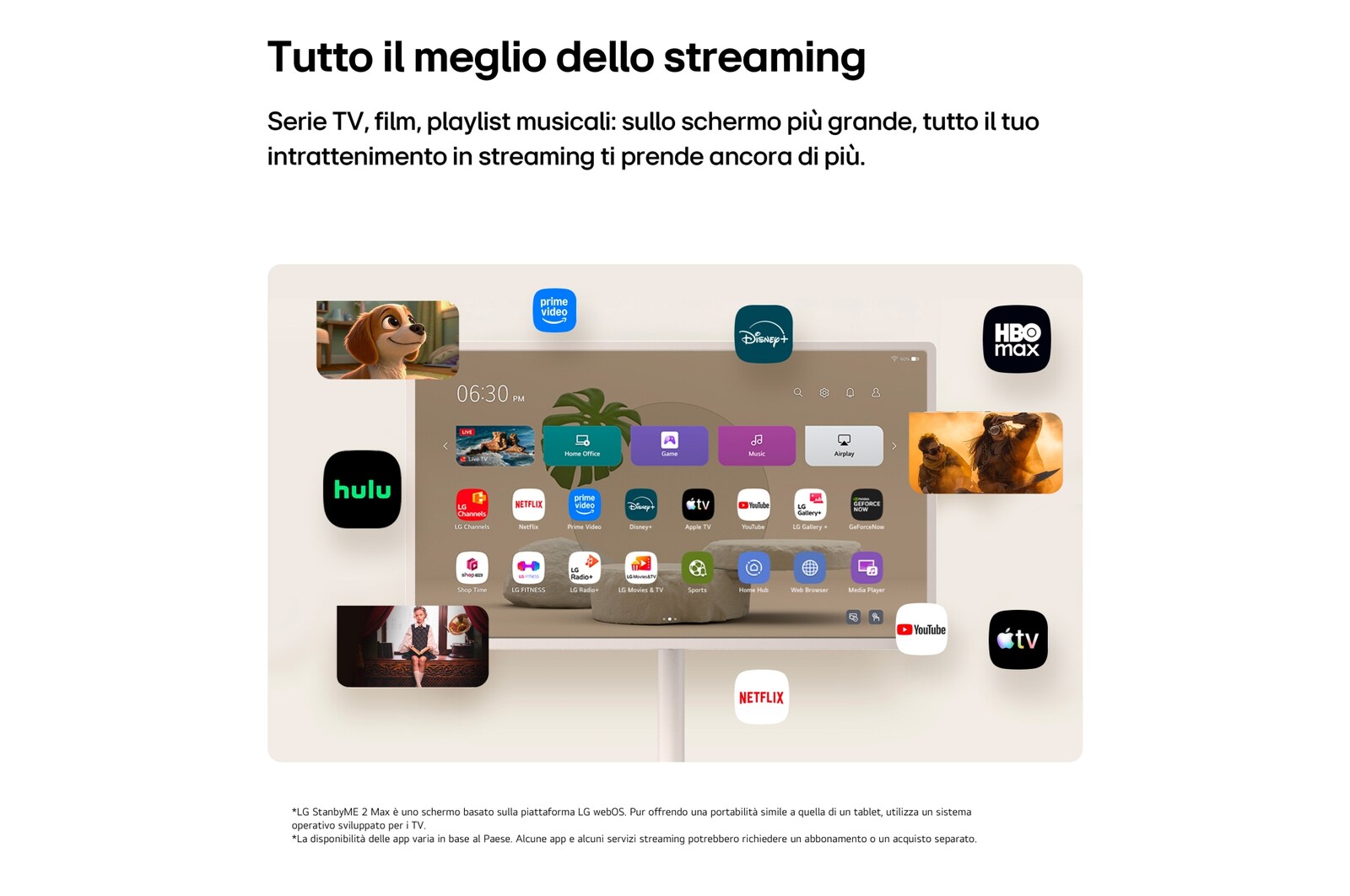 LG StanbyMe 2 Max LG StanbyMe 2 Max arriva in Italia: 32 pollici 4K a 1.599 euro