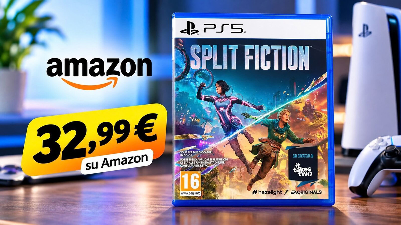 Split Fiction per PS5 al minimo storico su Amazon: sconto del 34%