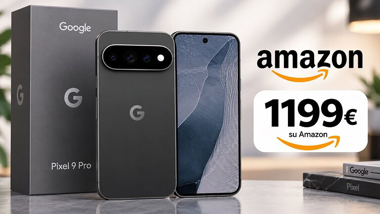 Google Pixel 11 Pro al minimo storico su Amazon: -130 euro