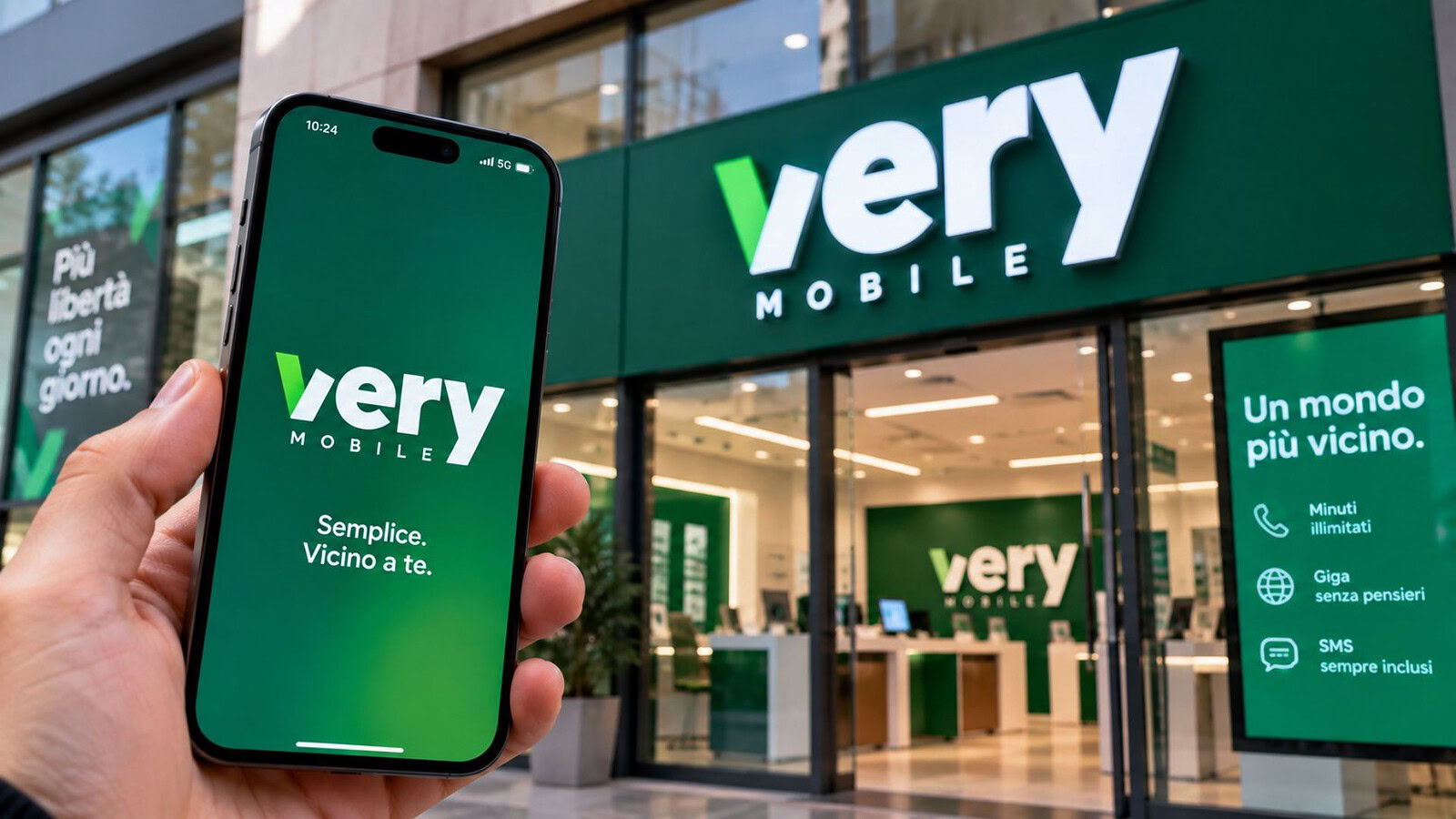 Very Mobile: il winback da 250 Giga a 4,99€ arriva su WhatsApp