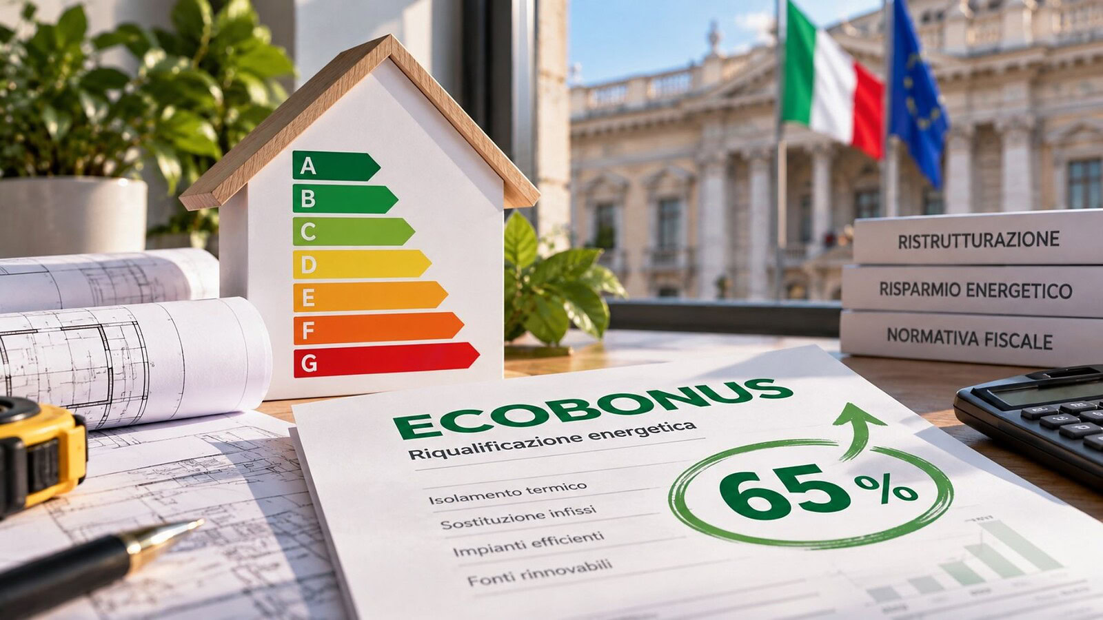 Ecobonus al 65%: detrazione più alta solo per la prima casa