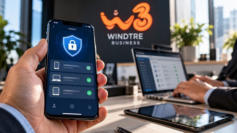WindTre Business protegge i dispositivi delle PMI con Ermetix