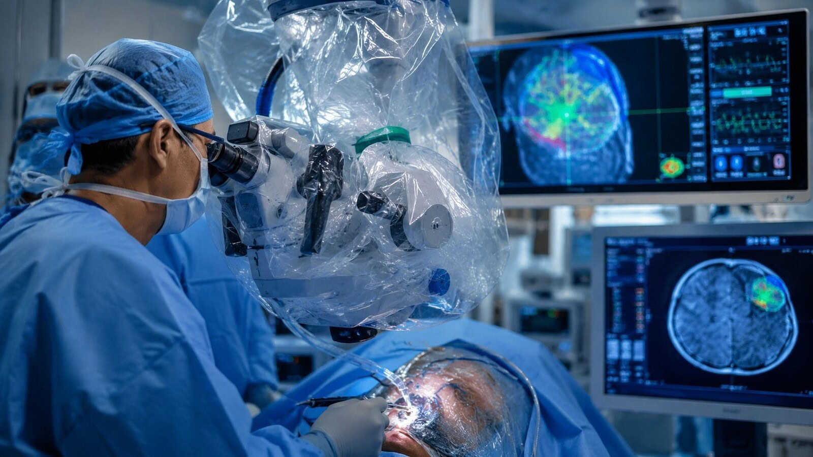 Intelligenza artificiale in sala operatoria: primo intervento al cervello