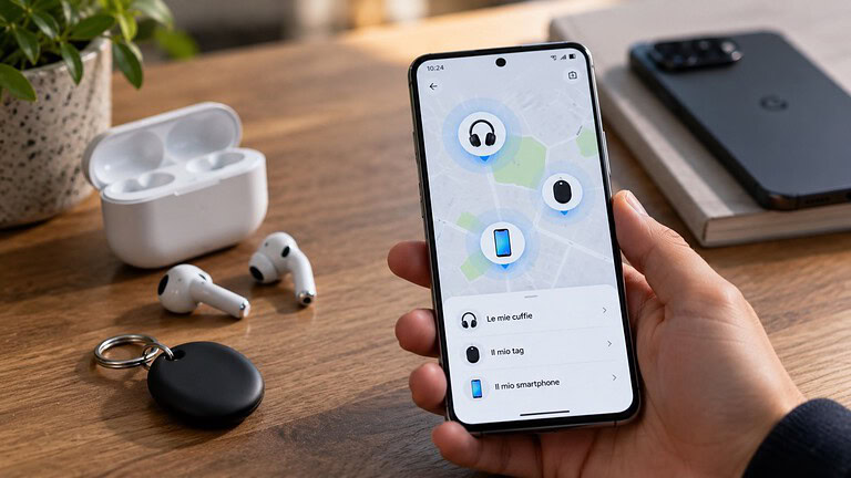 Android, in arrivo l'avviso per cuffie e tag Bluetooth dimenticati