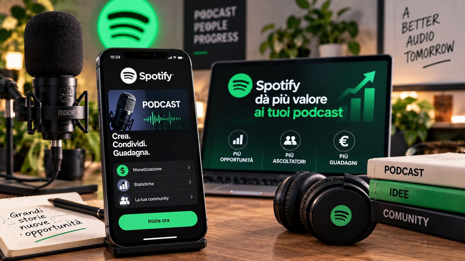 Spotify Partner Program arriva in Italia: podcast monetizzabili