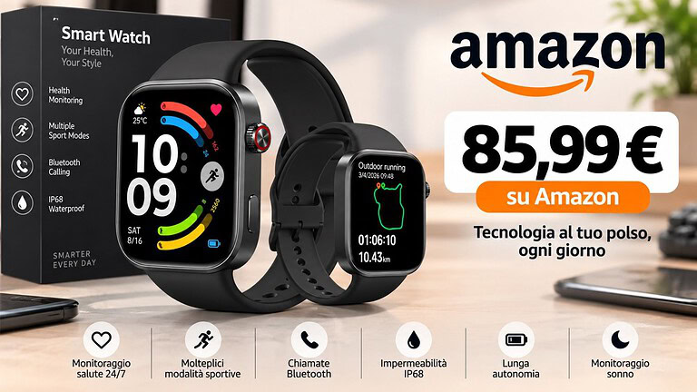 Redmi Watch 6 a 85,99 euro: AMOLED e 24 giorni di autonomia