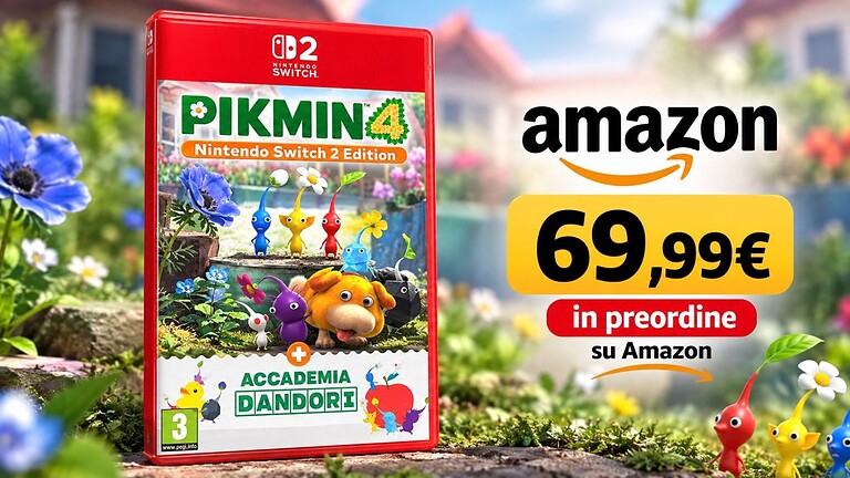 Pikmin 4 Nintendo Switch 2 Edition: preordine Amazon a 69,99 euro