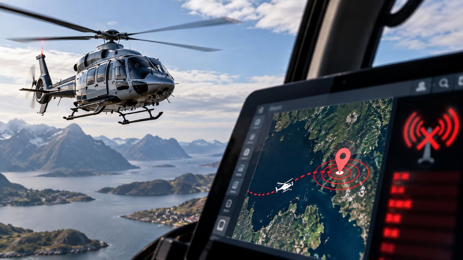GPS spoofing, in Norvegia un elicottero finisce in mezzo al mare