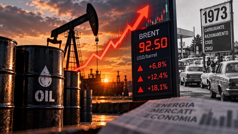 Petrolio in rialzo: oleodotto saudita fermo, Brent +76%