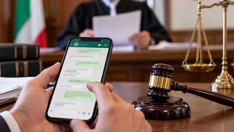 WhatsApp, gli screenshot delle chat valgono come prova in aula